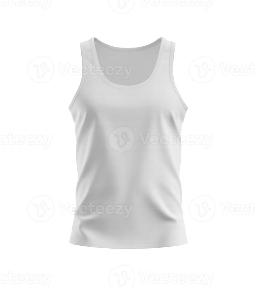 Front Tank Top on white background photo
