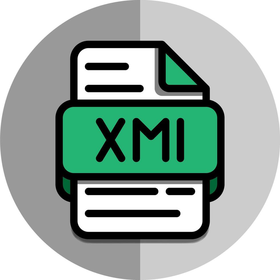 xml archivo plano icono. documentos y archivos iconos lata ser usado para móvil aplicaciones, sitios web y interfaces vector