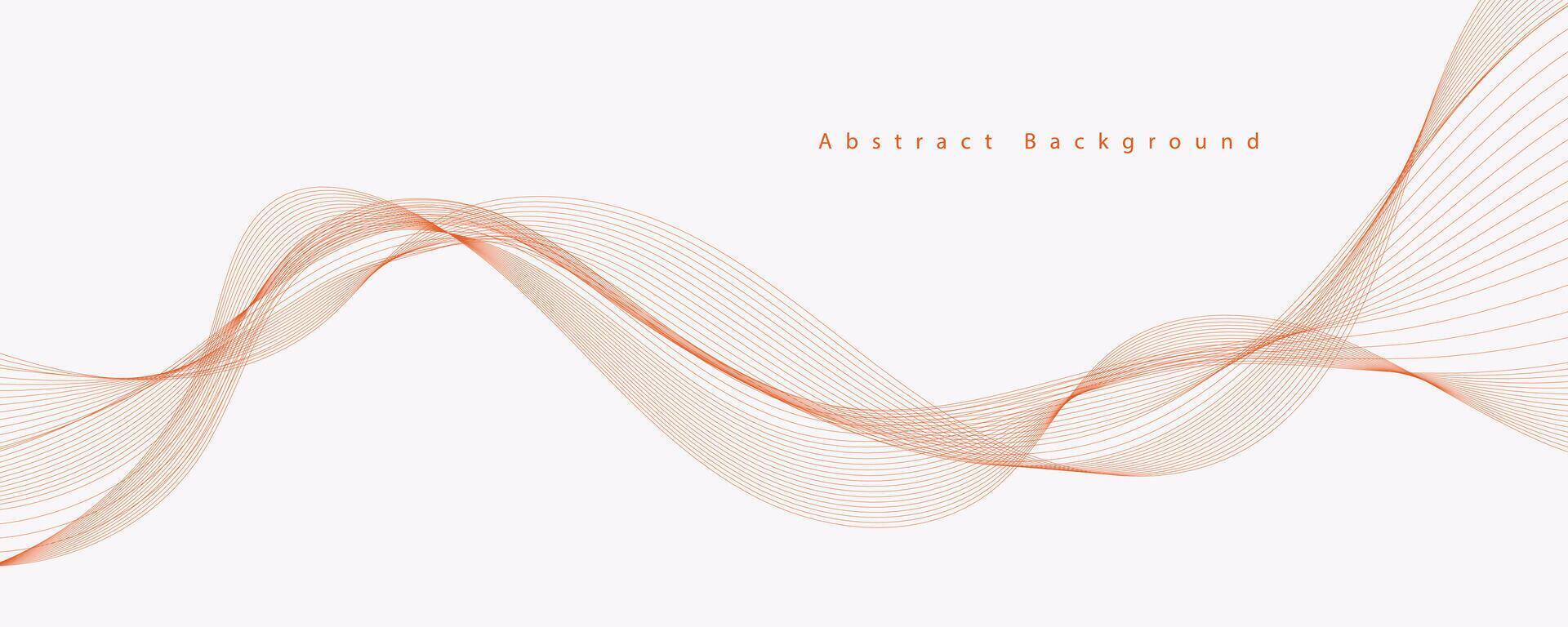 abstract red background with dynamic red waves, lines and particles. vector