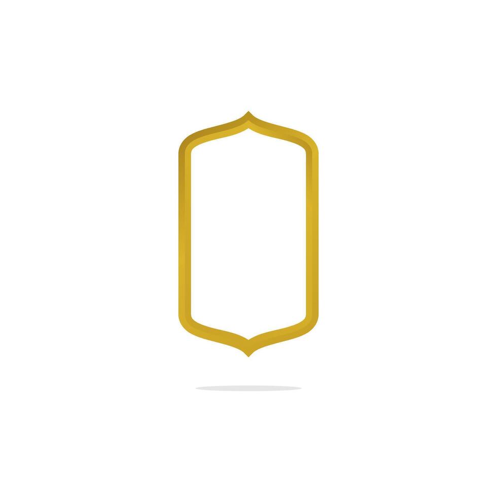 golden shield icon design template vector