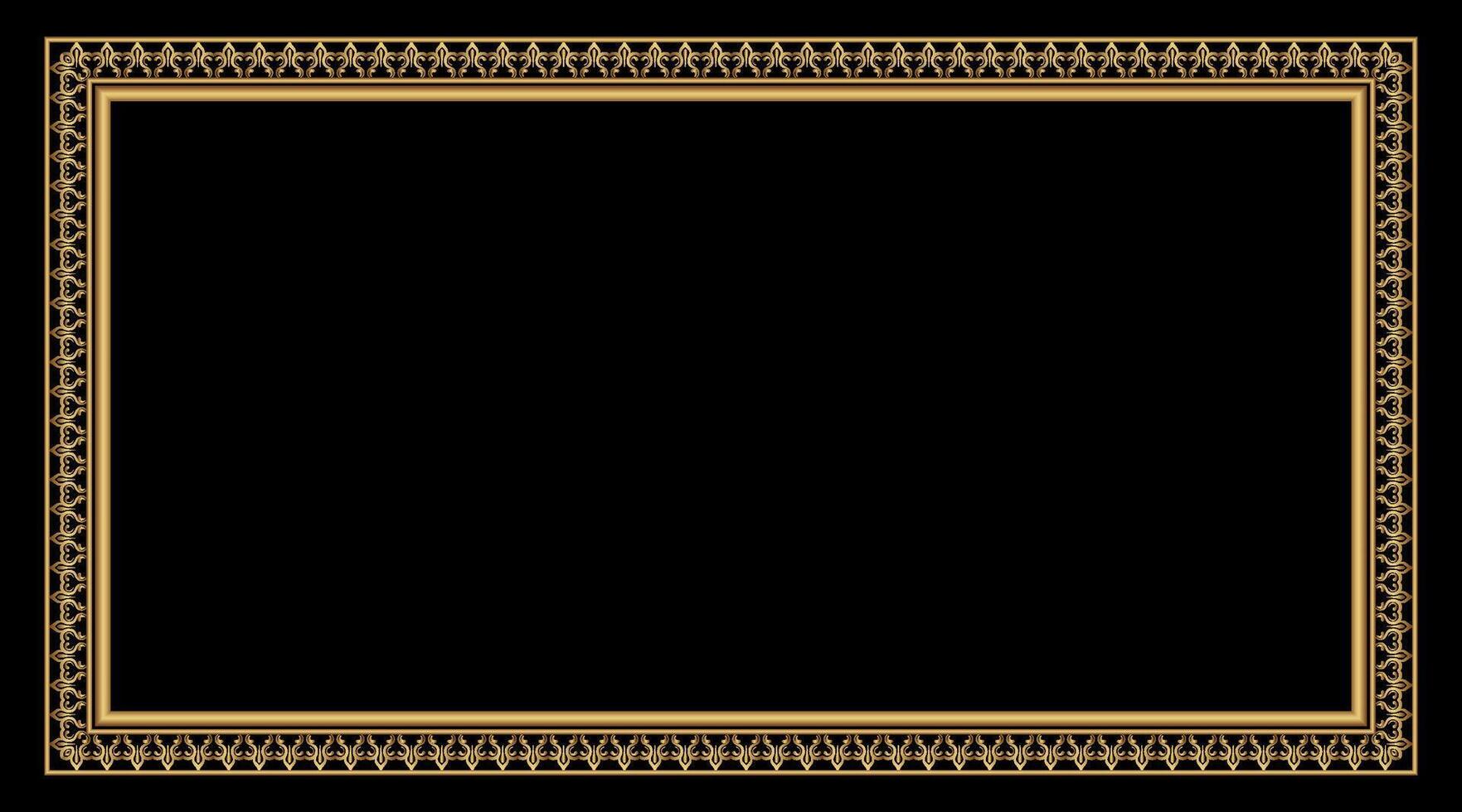 vintage frame border ornament, vetor design vector