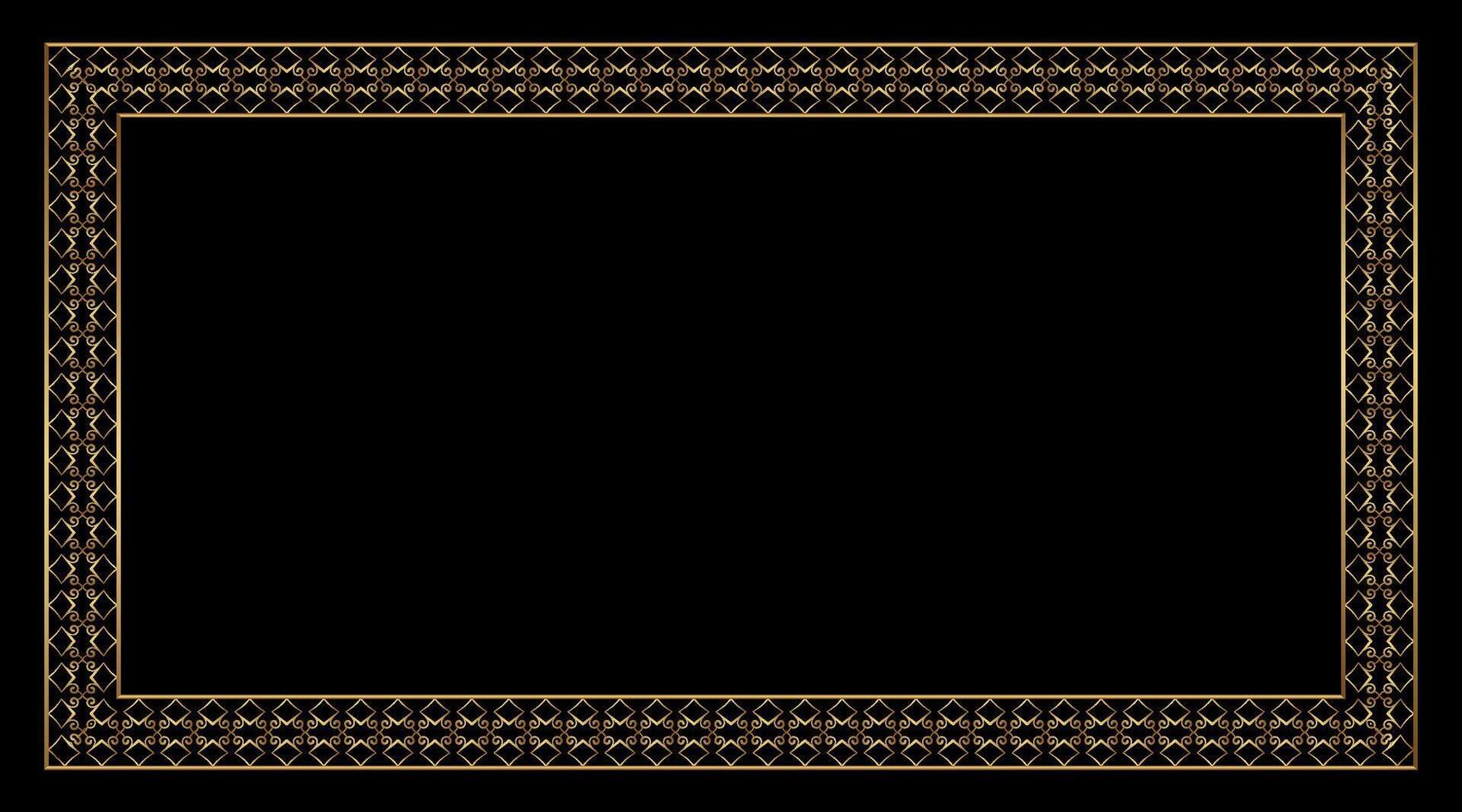 vintage frame border ornament, vetor design vector