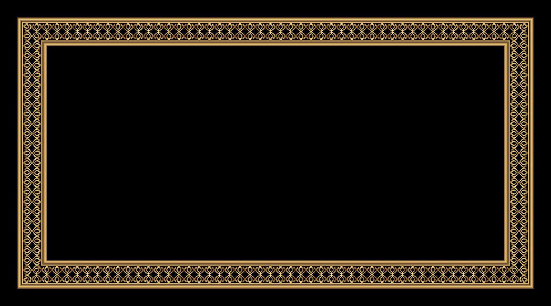 vintage frame border ornament, vetor design vector