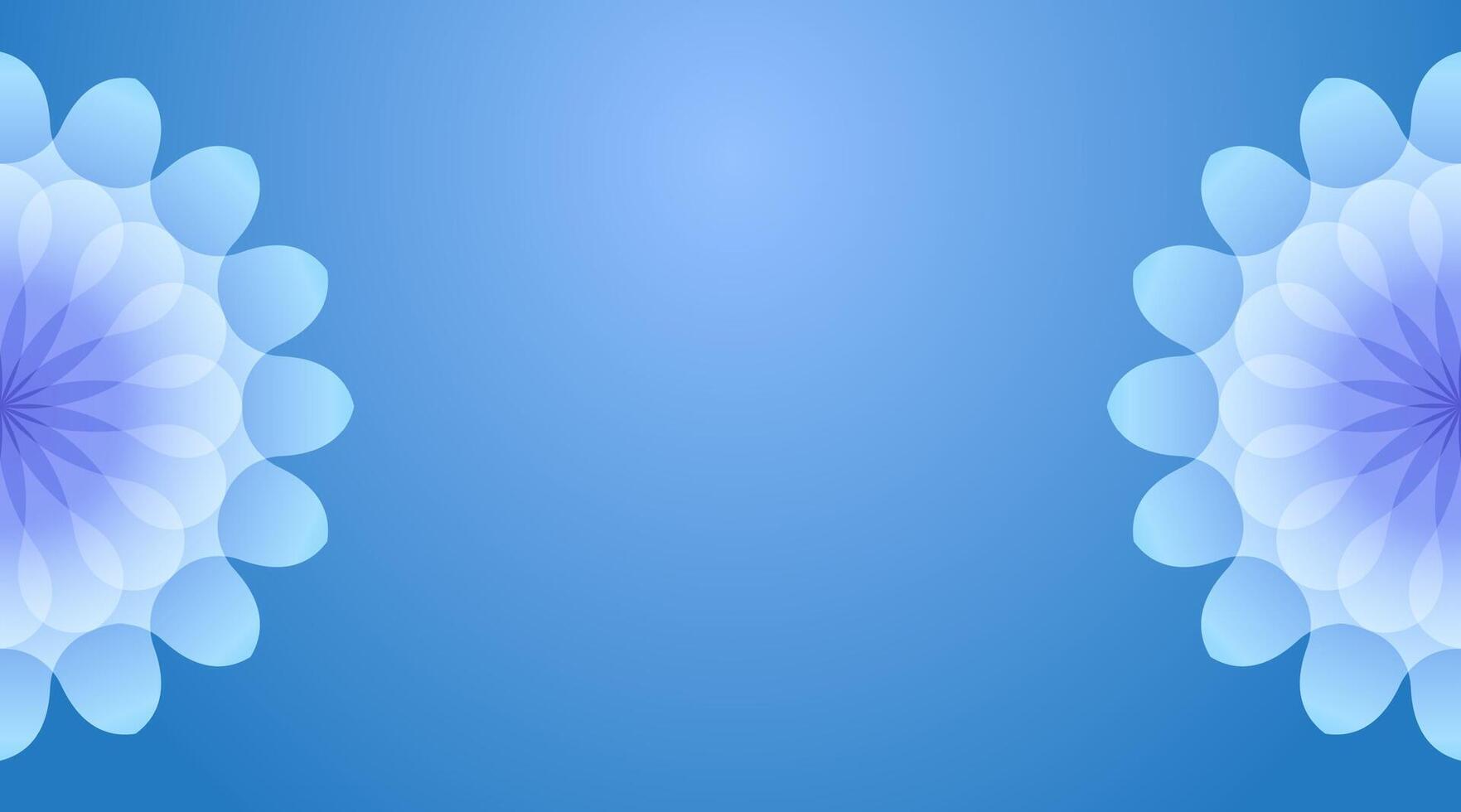 transparent flower abstract background vector