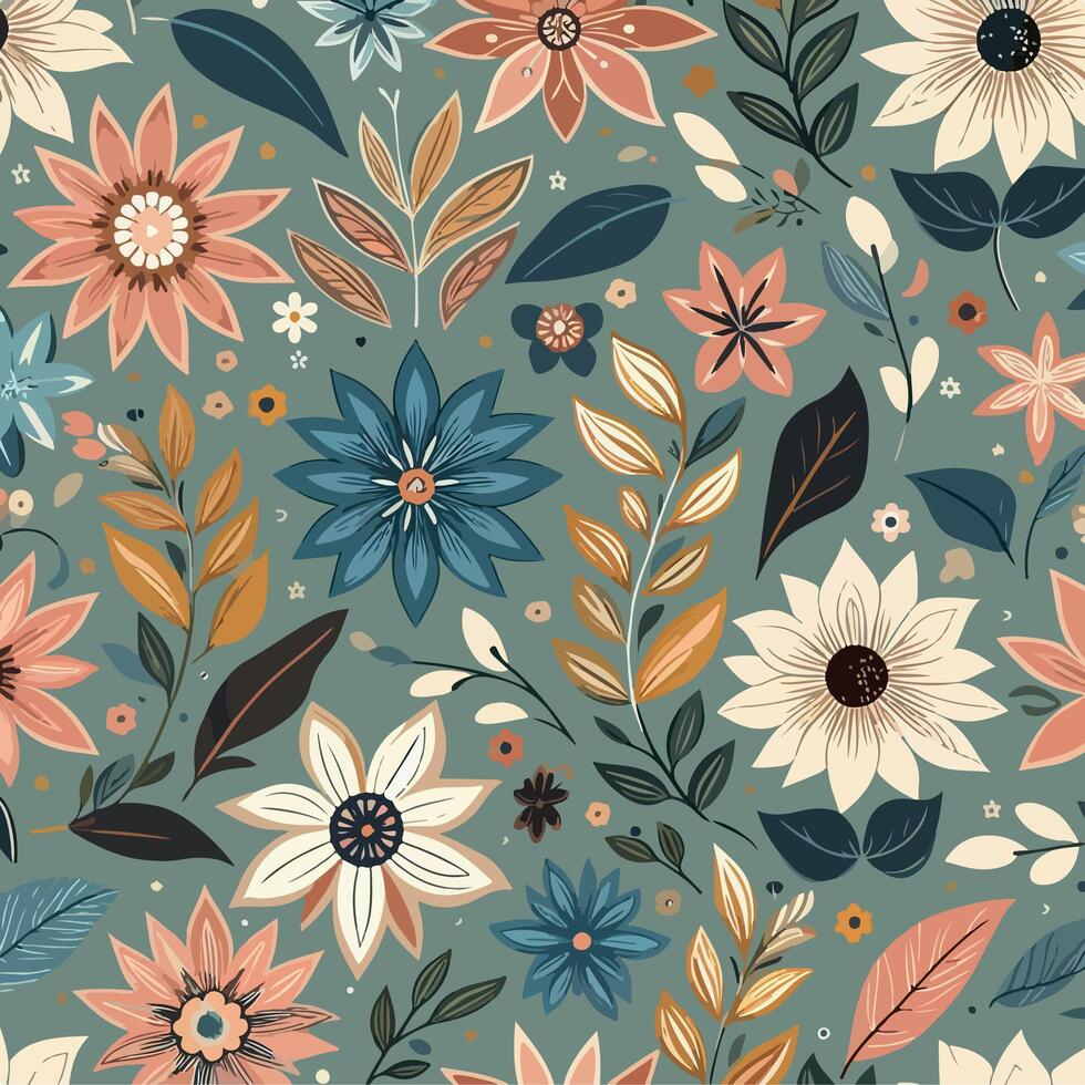 floral pattern design illustration vector