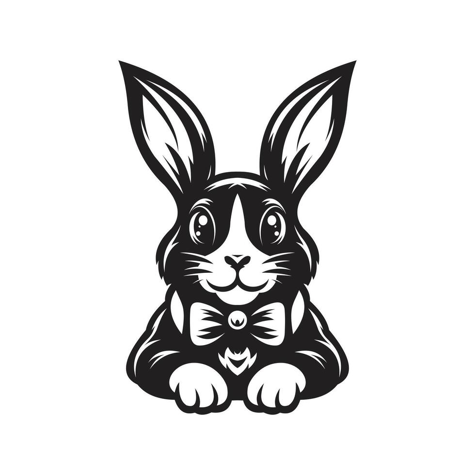 illustration of a rabbit design vector