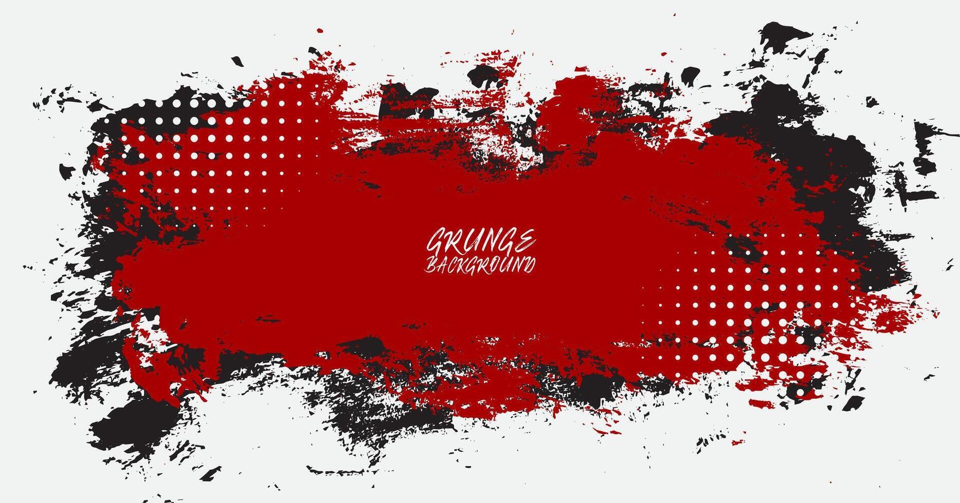 Grunge texture shape effect. Distressed rough dark abstract textured. Red black isolated on white background. Graphic design element with grungy style concept for web, flyer, card, or brochure cover vector