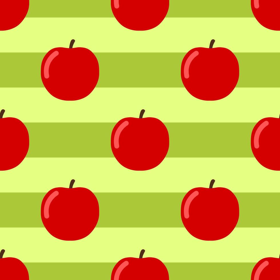 a seamless pattern of red fruits. Suitable for tablecloths, children's clothes or book covers vector