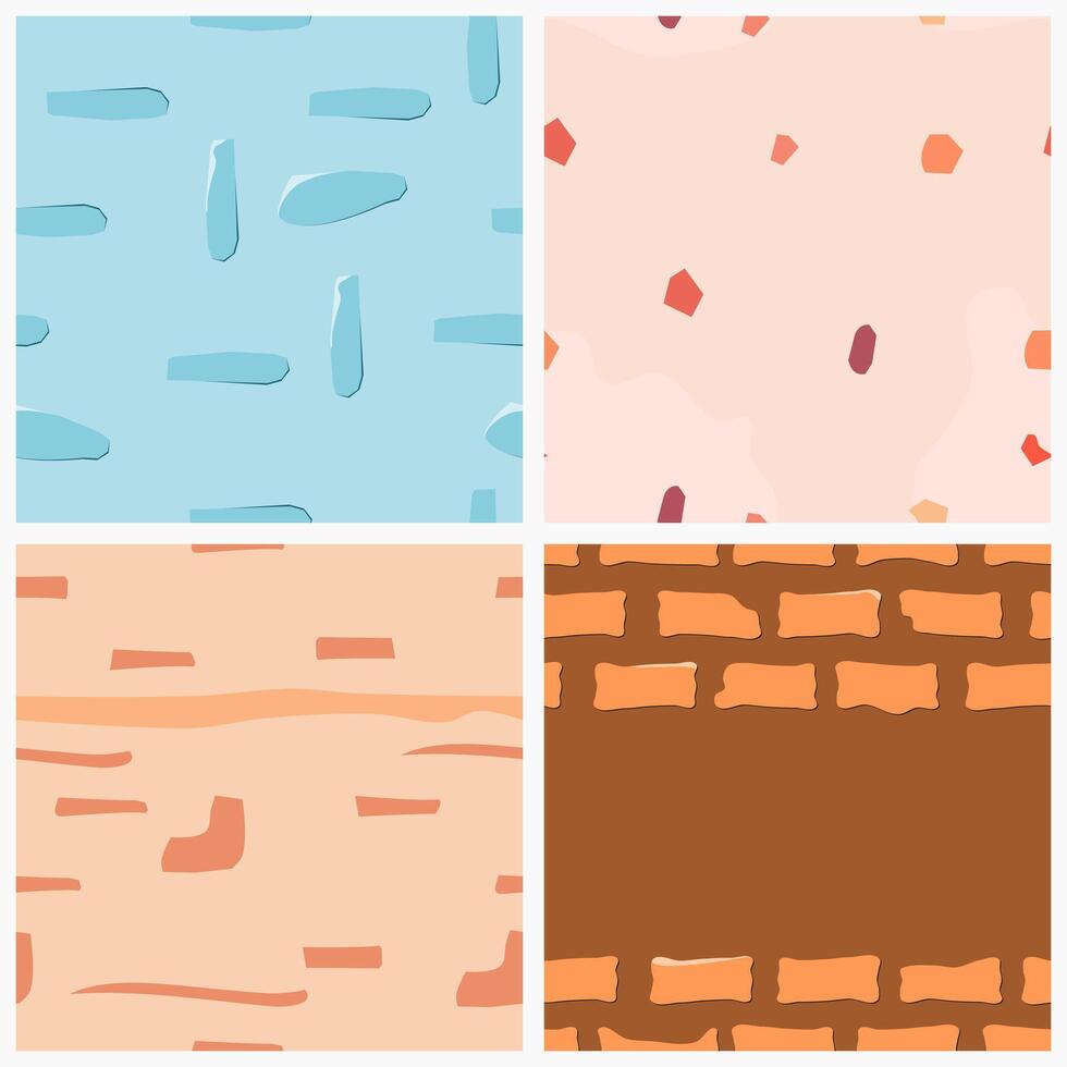 seamless pattern collection of beautiful and artistic abstract designs. Suitable for background images or accessories for your projects vector