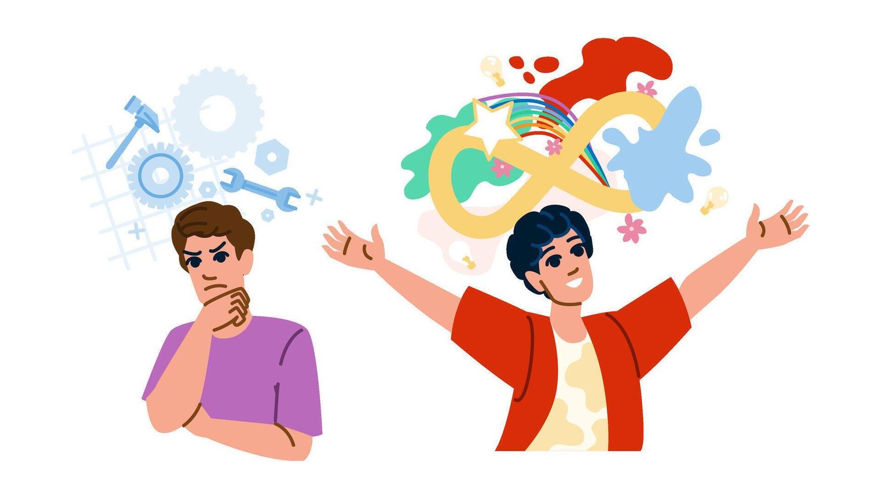 business design thinking vector