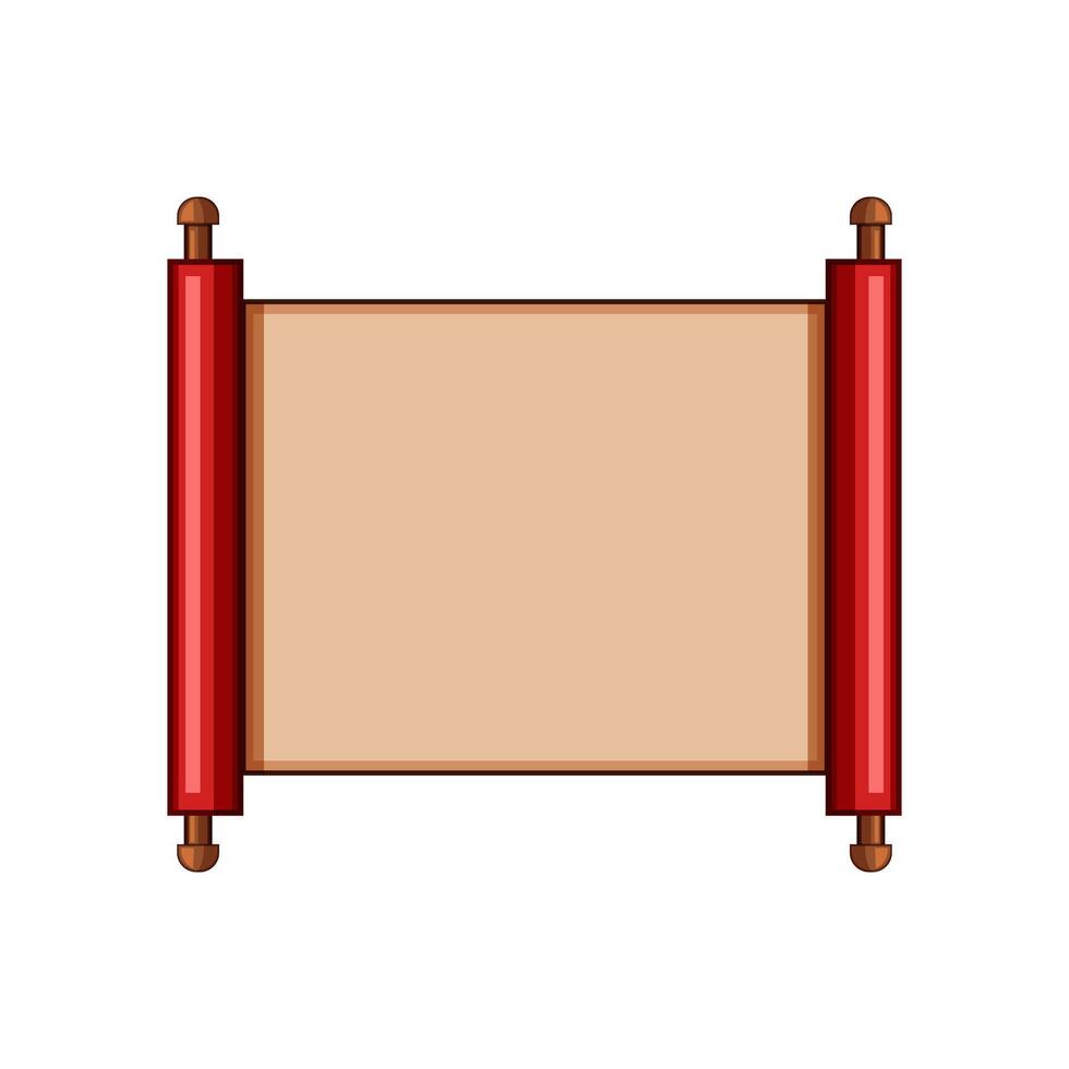template chinese scroll cartoon illustration vector