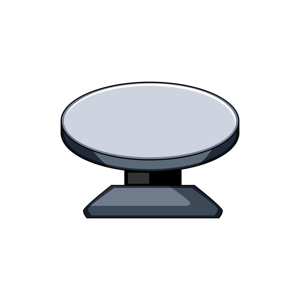 dashboard car holder phone cartoon illustration vector