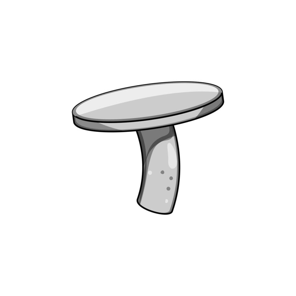 rust bent nail cartoon illustration vector