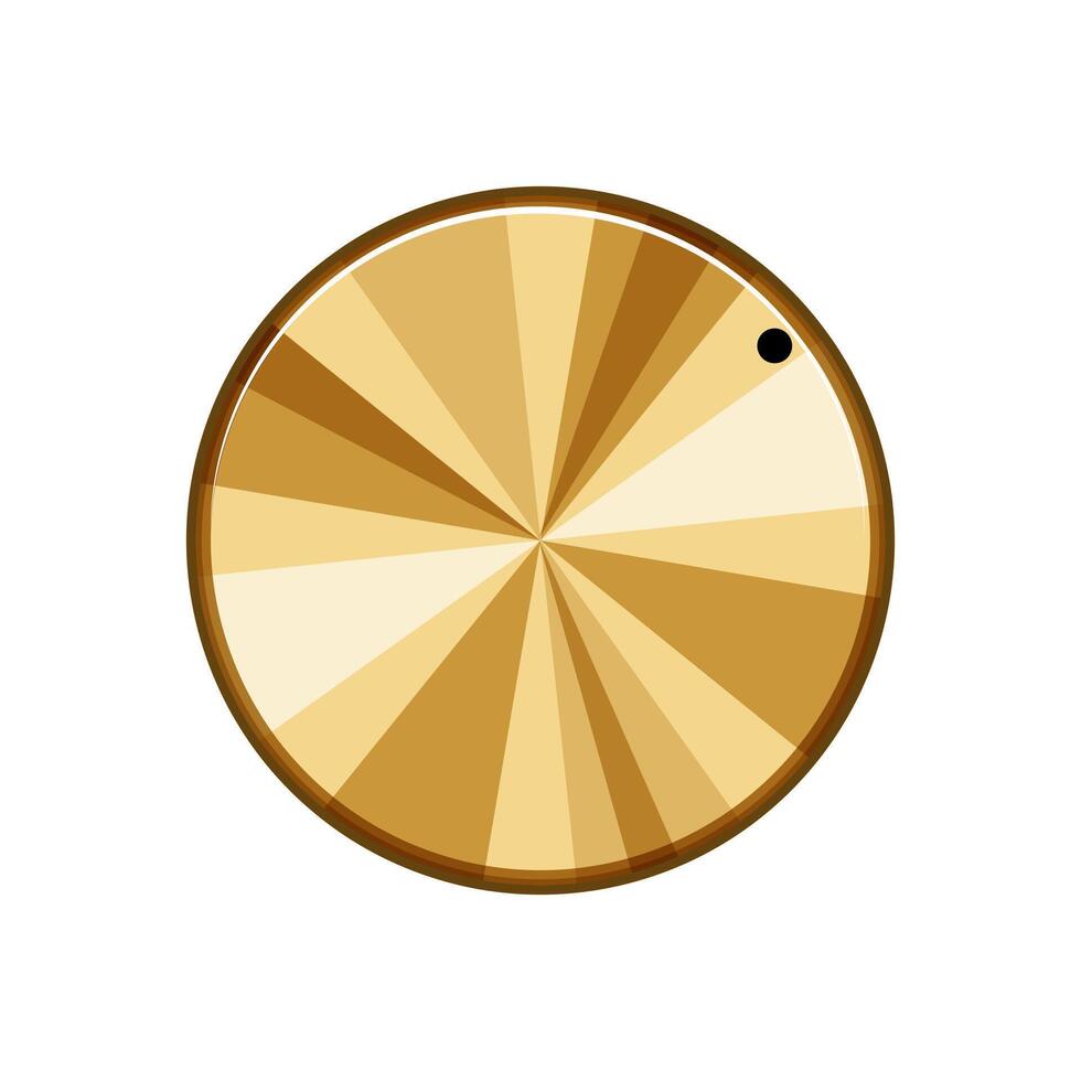 music dial knob cartoon illustration vector