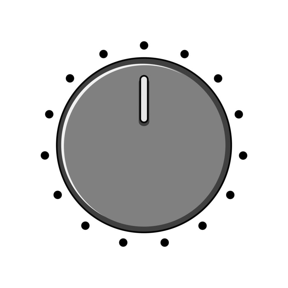 botón marcar mando dibujos animados ilustración vector