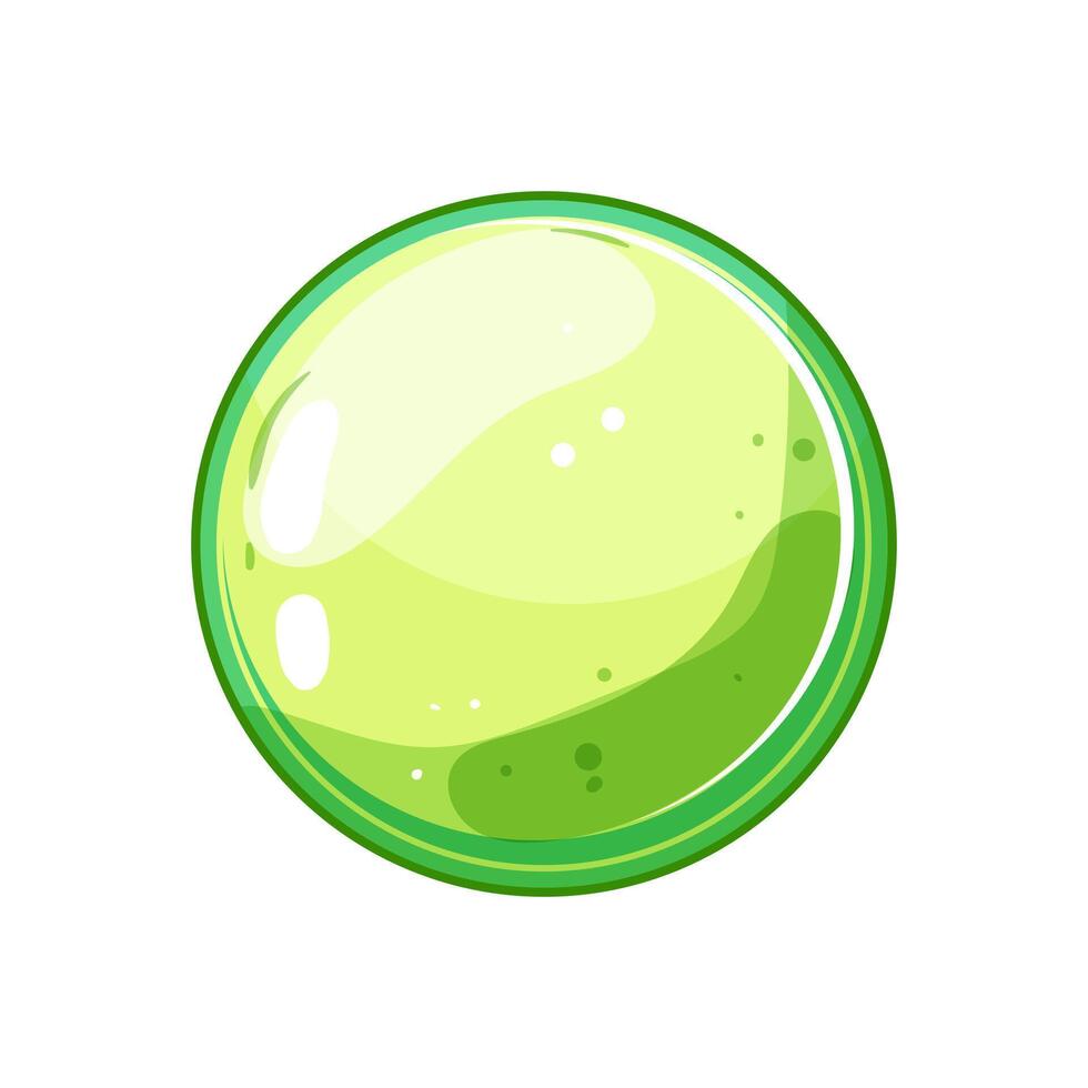 modern round game button cartoon illustration vector