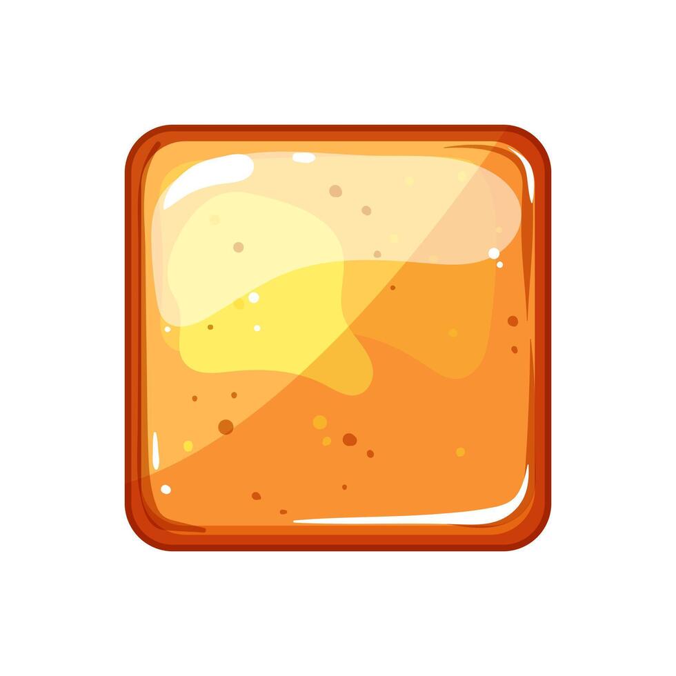 menu square game button cartoon illustration vector