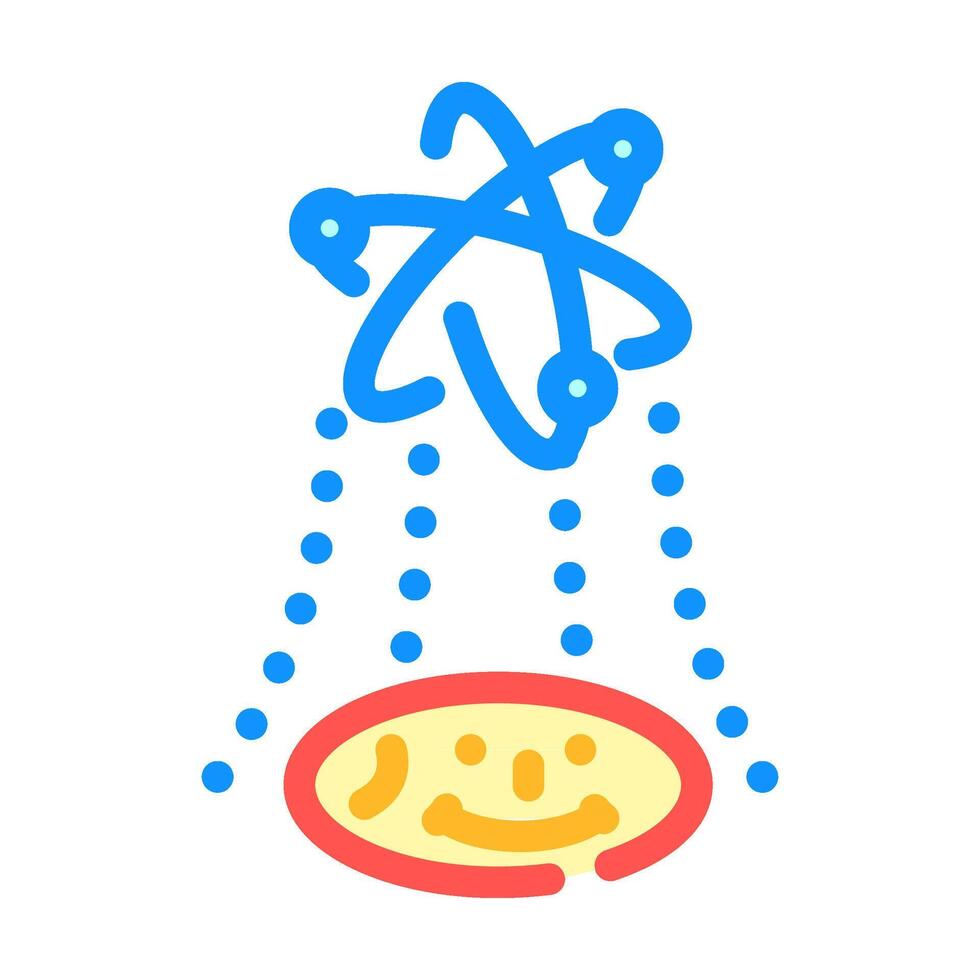 holography quantum technology color icon illustration vector