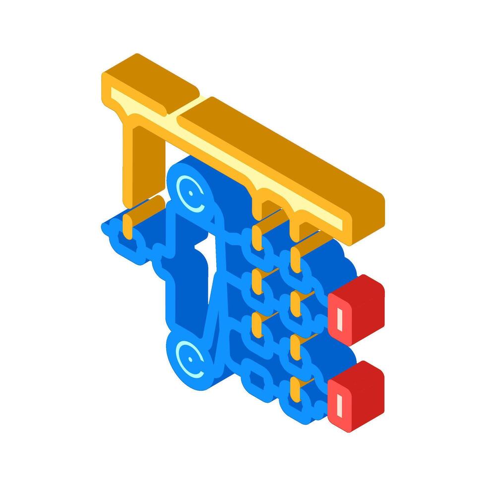 photonics quantum technology isometric icon illustration vector