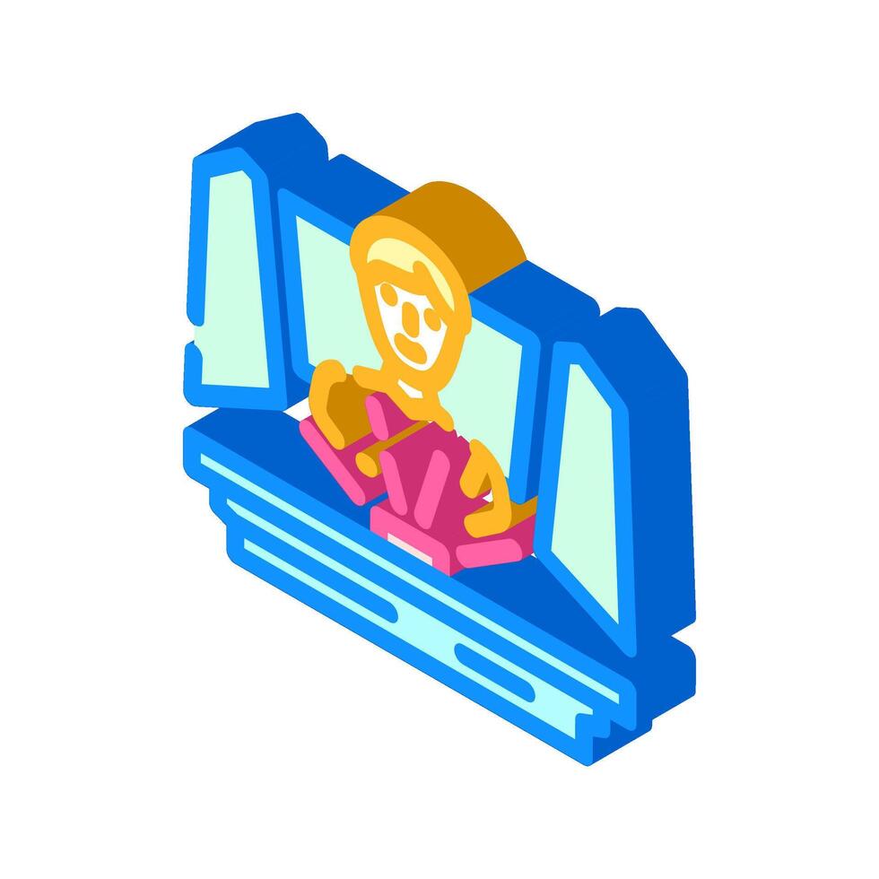 tech conventions enthusiast isometric icon illustration vector
