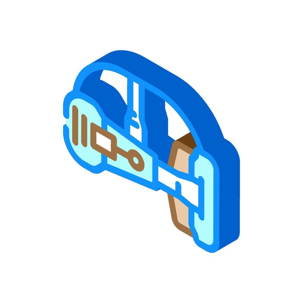 cutting edge design tech enthusiast isometric icon illustration vector