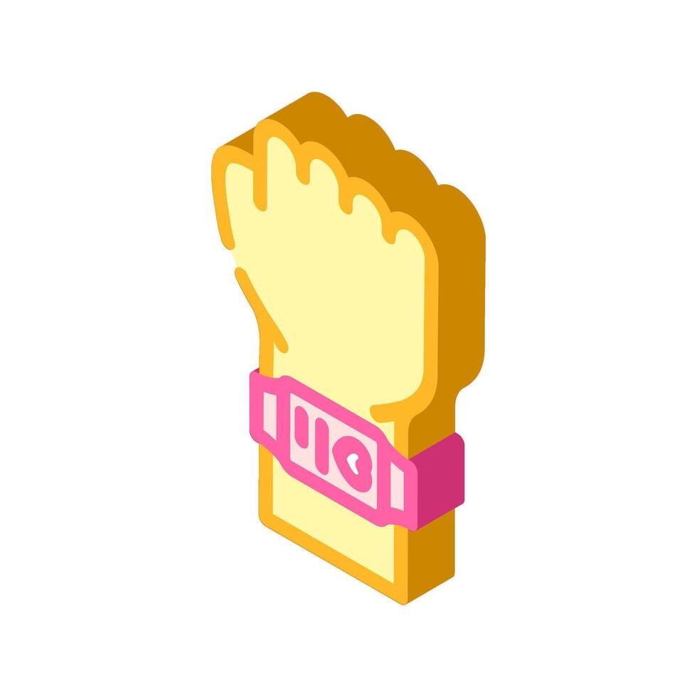 wearable tech enthusiast isometric icon illustration vector