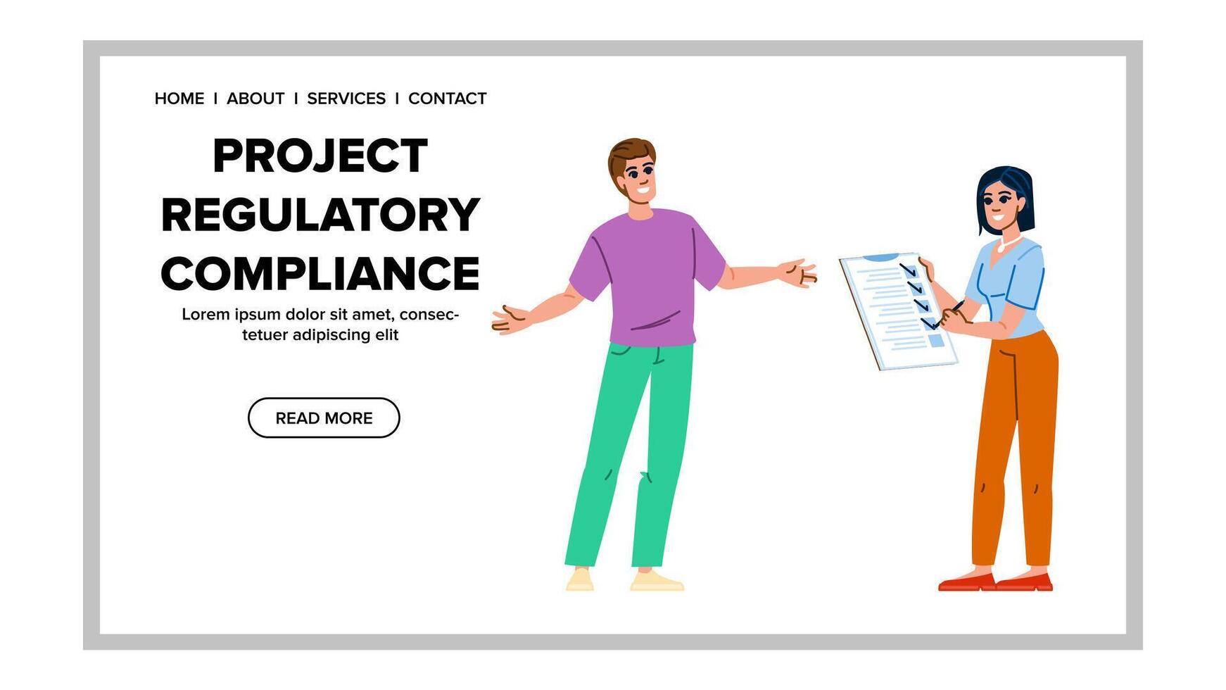 requirements project regulatory compliance vector
