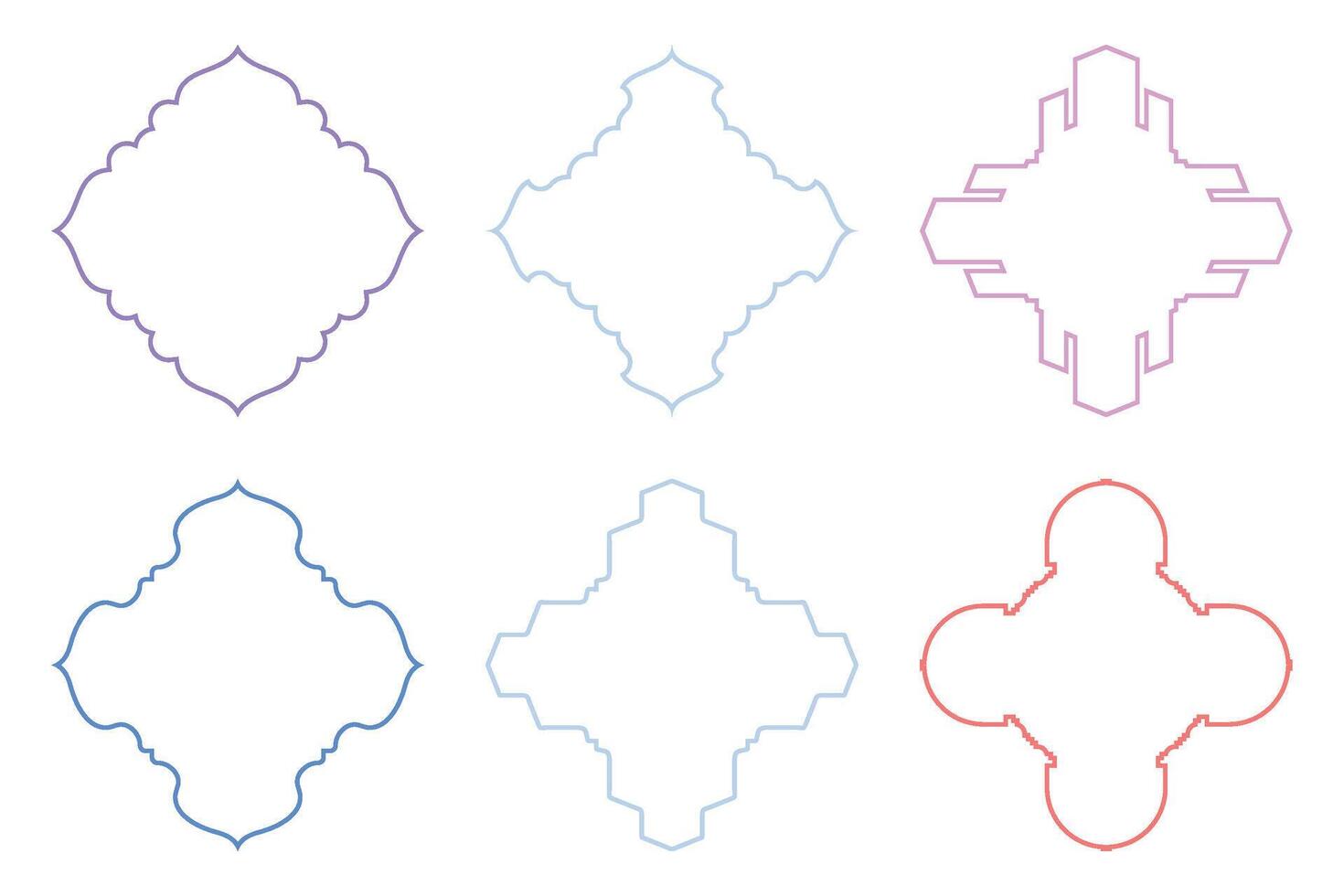 vertical oval forma Delgado línea grunge forma cepillo carrera pictograma símbolo visual ilustración conjunto vector