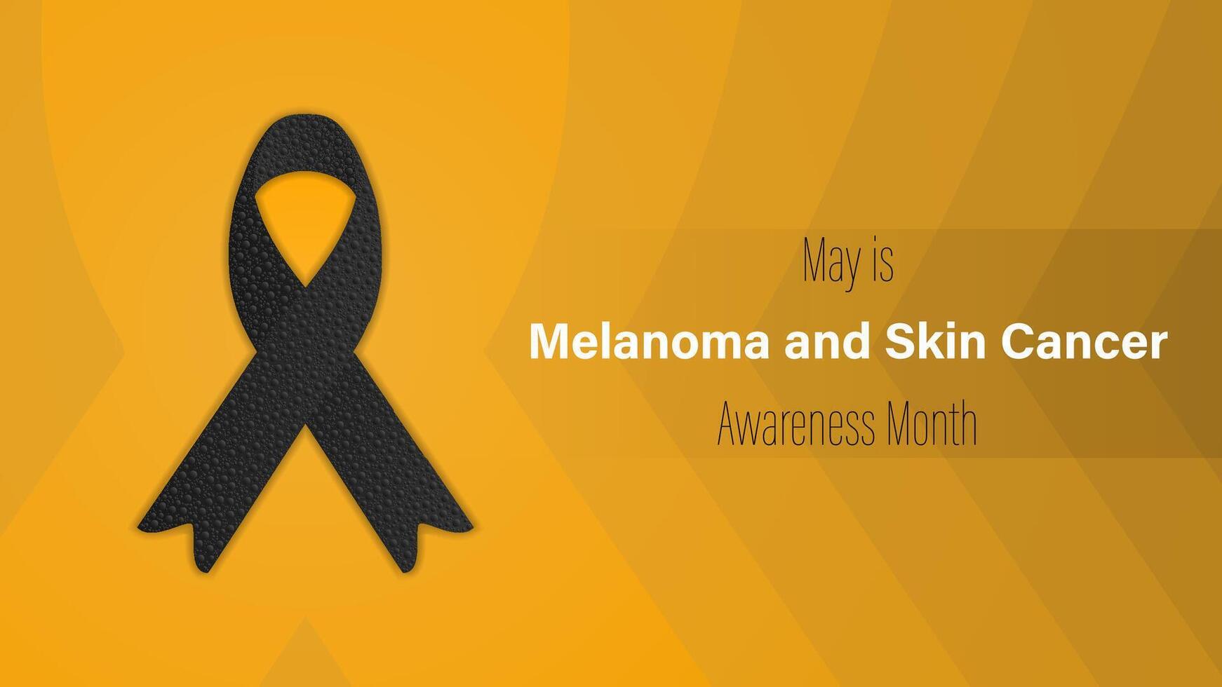 melanoma y piel cáncer conciencia mes, ilustración vector