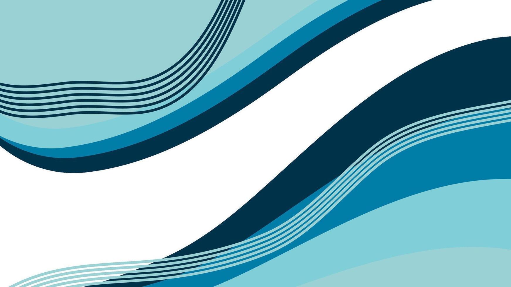tosca gradient background with a mix of bright green lines. abstract waves visible at morning. sunrise waves with soothing tosca gradients vector