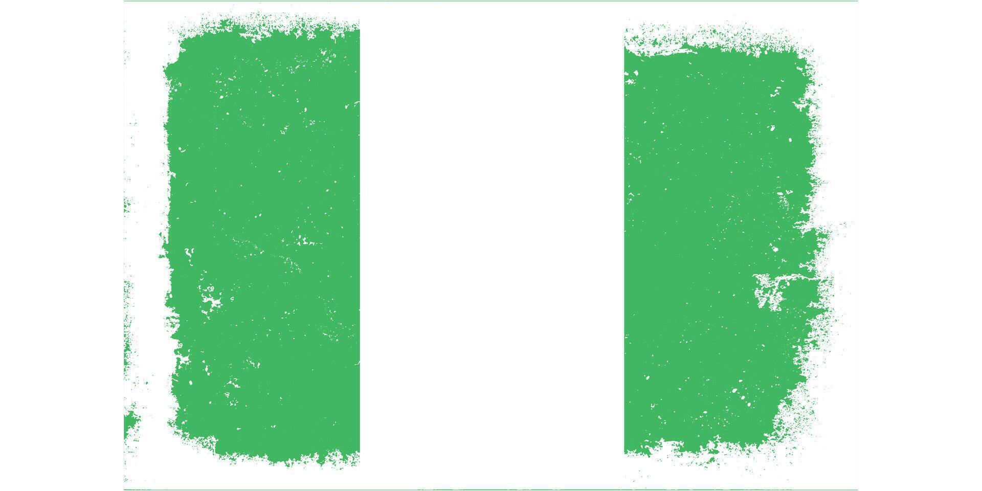 plano diseño grunge Nigeria bandera antecedentes vector