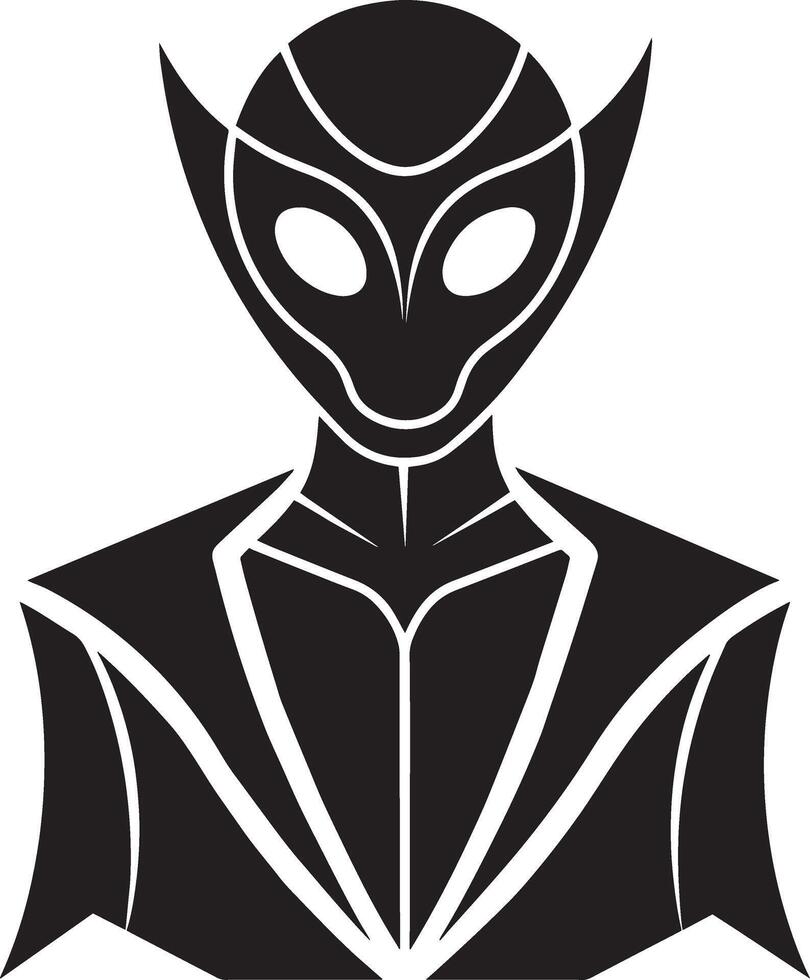 Simple illustration of superhero icon for web design isolated on white background vector