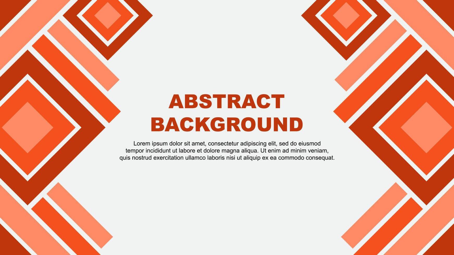 Abstract Deep Orange Background Design Template. Abstract Banner Wallpaper Illustration. Abstract Deep Orange vector