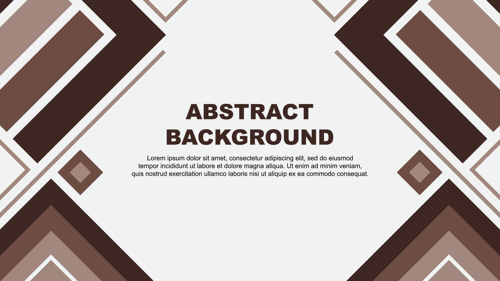 Abstract Brown Background Design Template. Abstract Banner Wallpaper Illustration. Abstract Brown Flag vector