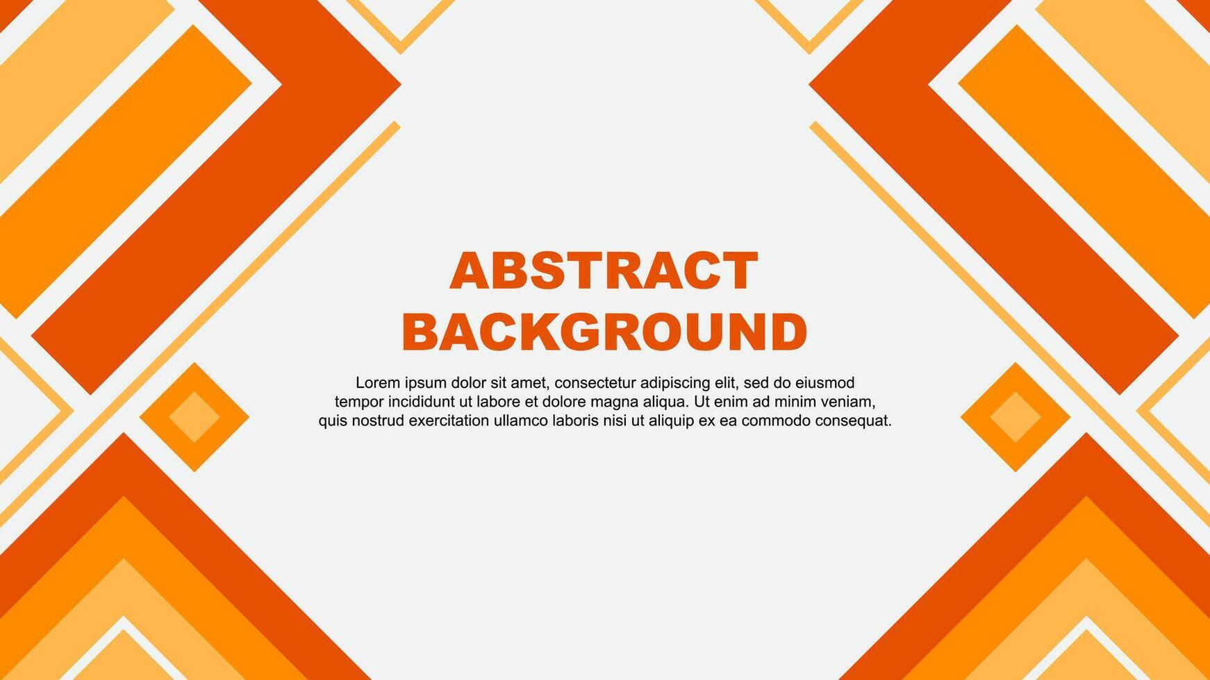 Abstract Orange Background Design Template. Abstract Banner Wallpaper Illustration. Abstract Orange Flag vector