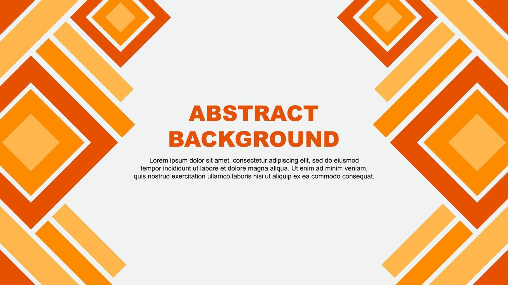 Abstract Orange Background Design Template. Abstract Banner Wallpaper Illustration. Abstract Orange vector