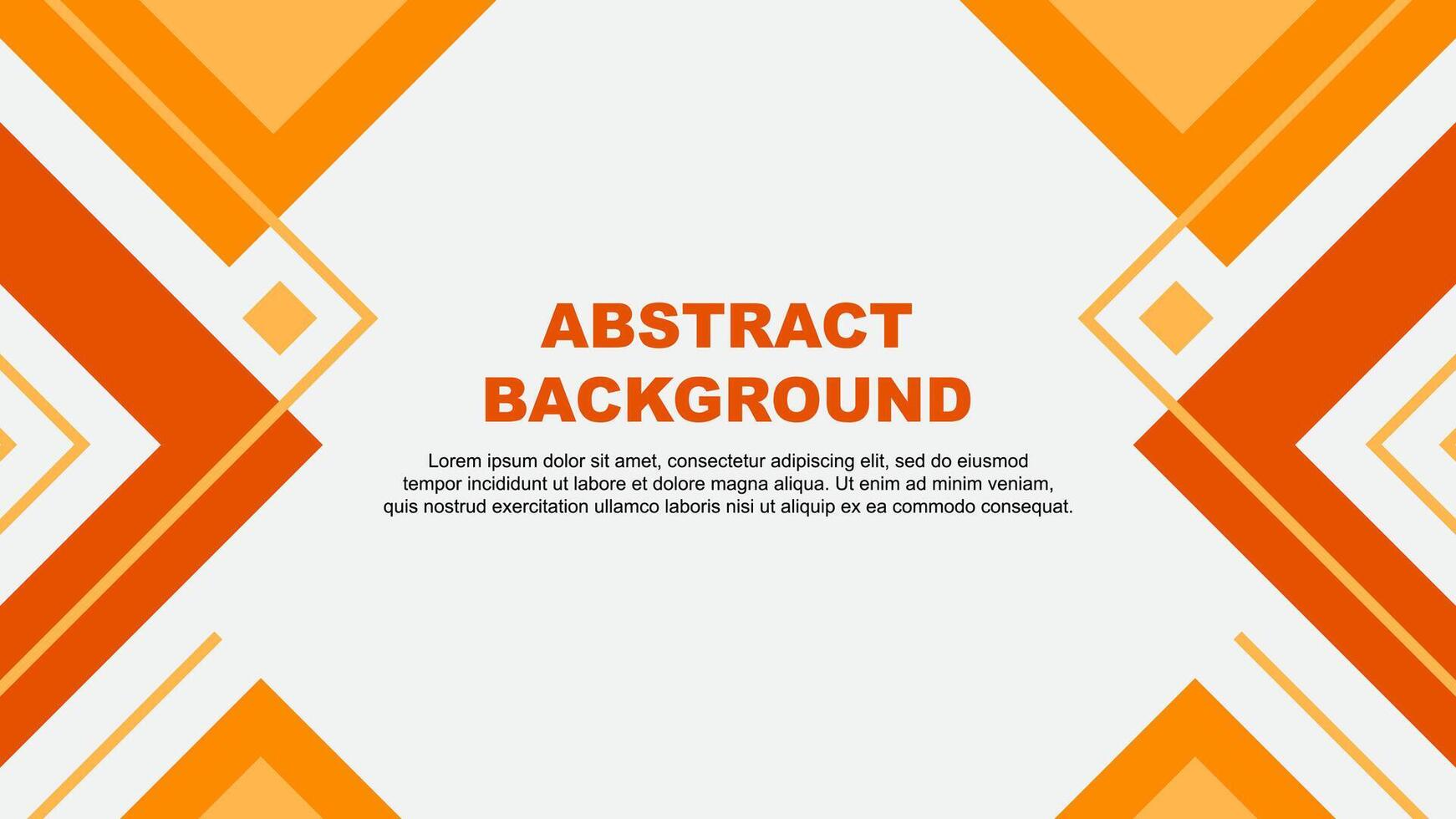 Abstract Orange Background Design Template. Abstract Banner Wallpaper Illustration. Abstract Orange Illustration vector