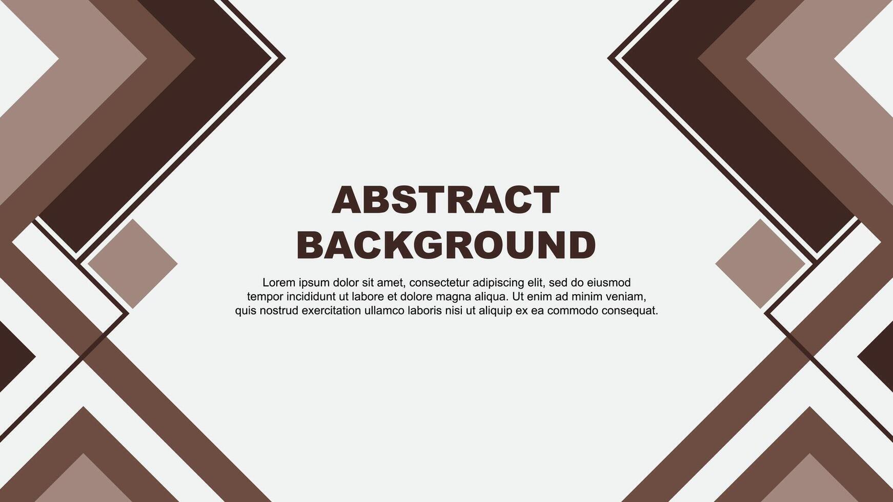 Abstract Brown Background Design Template. Abstract Banner Wallpaper Illustration. Abstract Brown Banner vector
