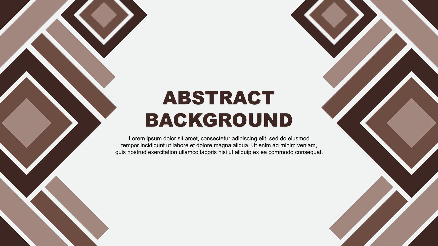 Abstract Brown Background Design Template. Abstract Banner Wallpaper Illustration. Abstract Brown vector