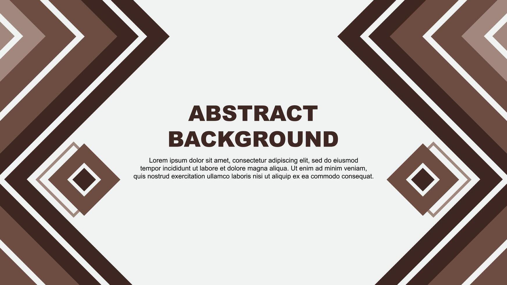 Abstract Brown Background Design Template. Abstract Banner Wallpaper Illustration. Abstract Brown Design vector