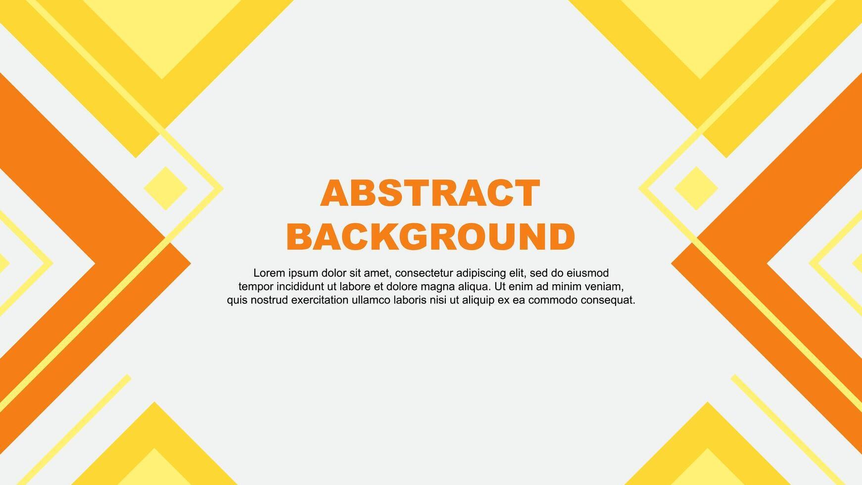 Abstract Yellow Background Design Template. Abstract Banner Wallpaper Illustration. Abstract Yellow Illustration vector