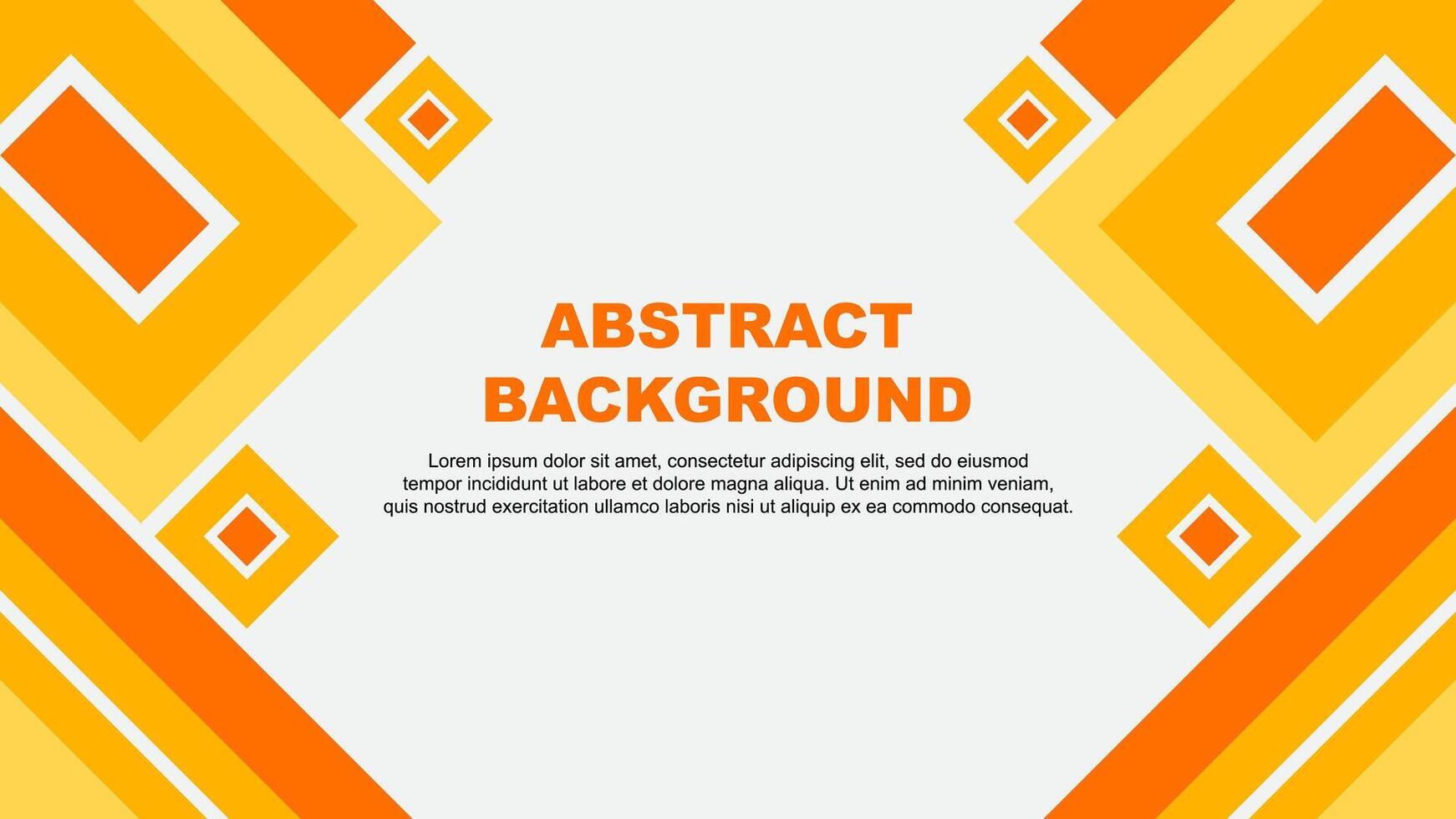 Abstract Amber Yellow Background Design Template. Abstract Banner Wallpaper Illustration. Abstract Amber Yellow Cartoon vector