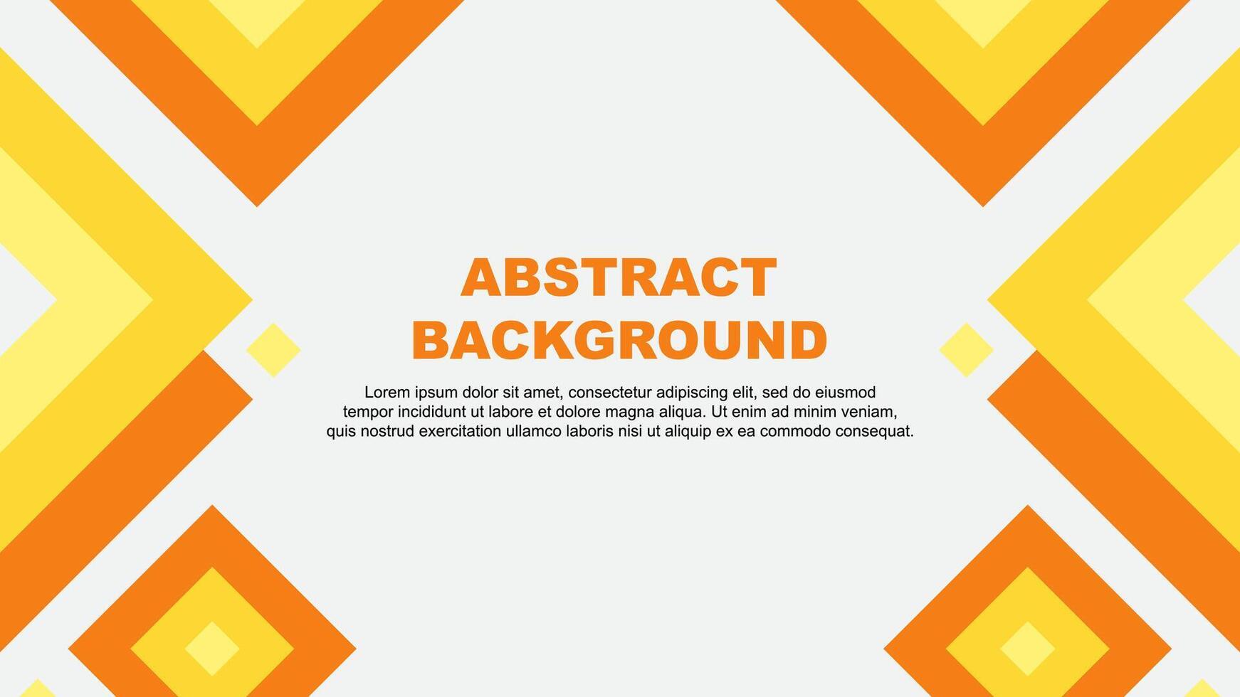 Abstract Yellow Background Design Template. Abstract Banner Wallpaper Illustration. Abstract Yellow Template vector