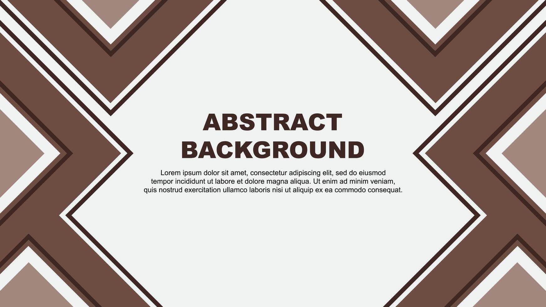 Abstract Brown Background Design Template. Abstract Banner Wallpaper Illustration. Abstract Brown vector