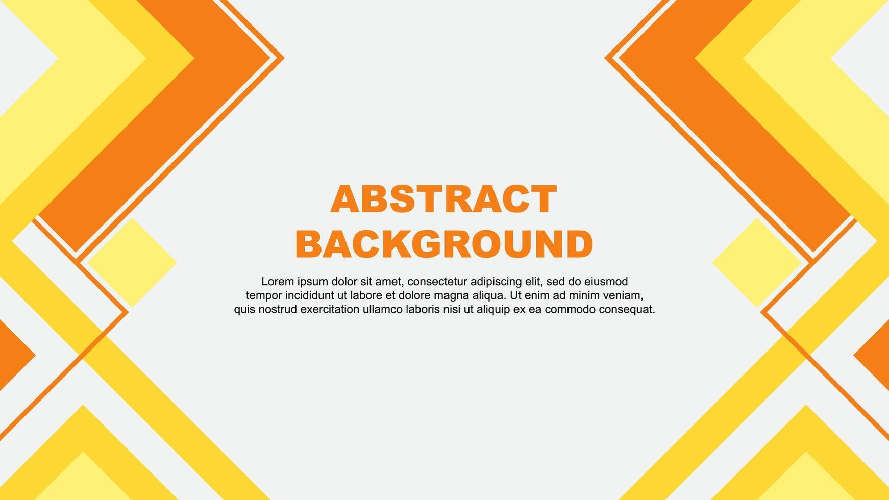 Abstract Yellow Background Design Template. Abstract Banner Wallpaper Illustration. Abstract Yellow Banner vector
