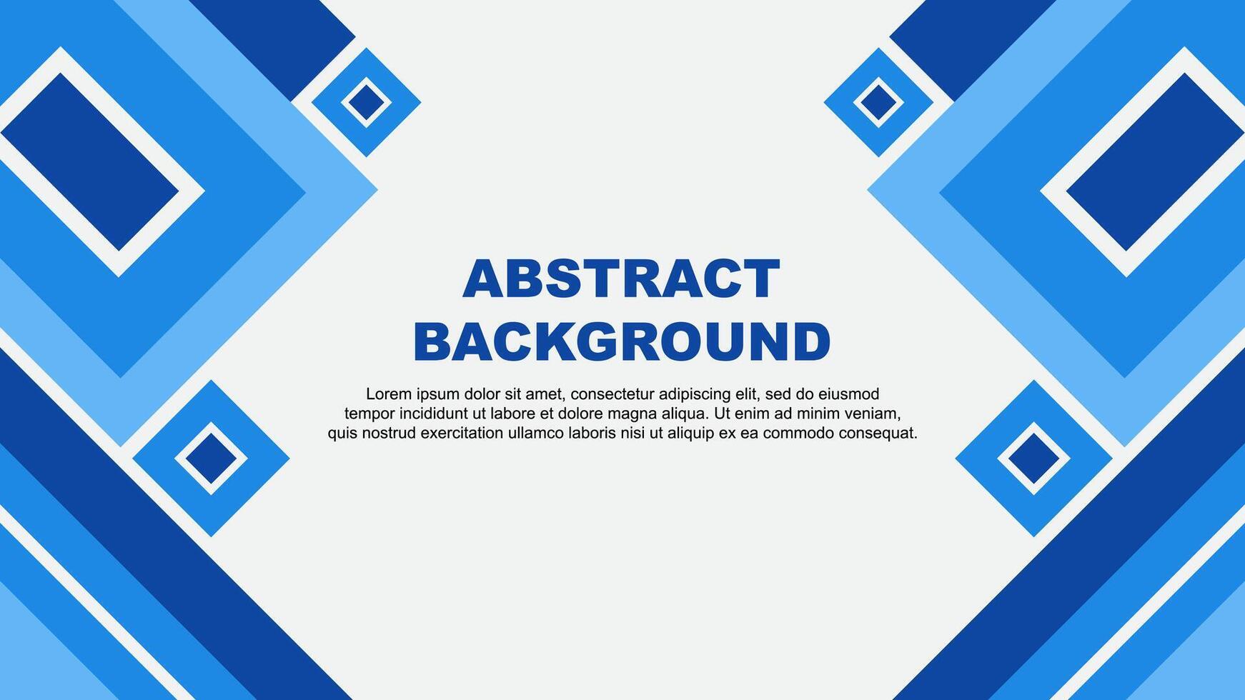 Abstract Blue Background Design Template. Abstract Banner Wallpaper Illustration. Abstract Blue Cartoon vector