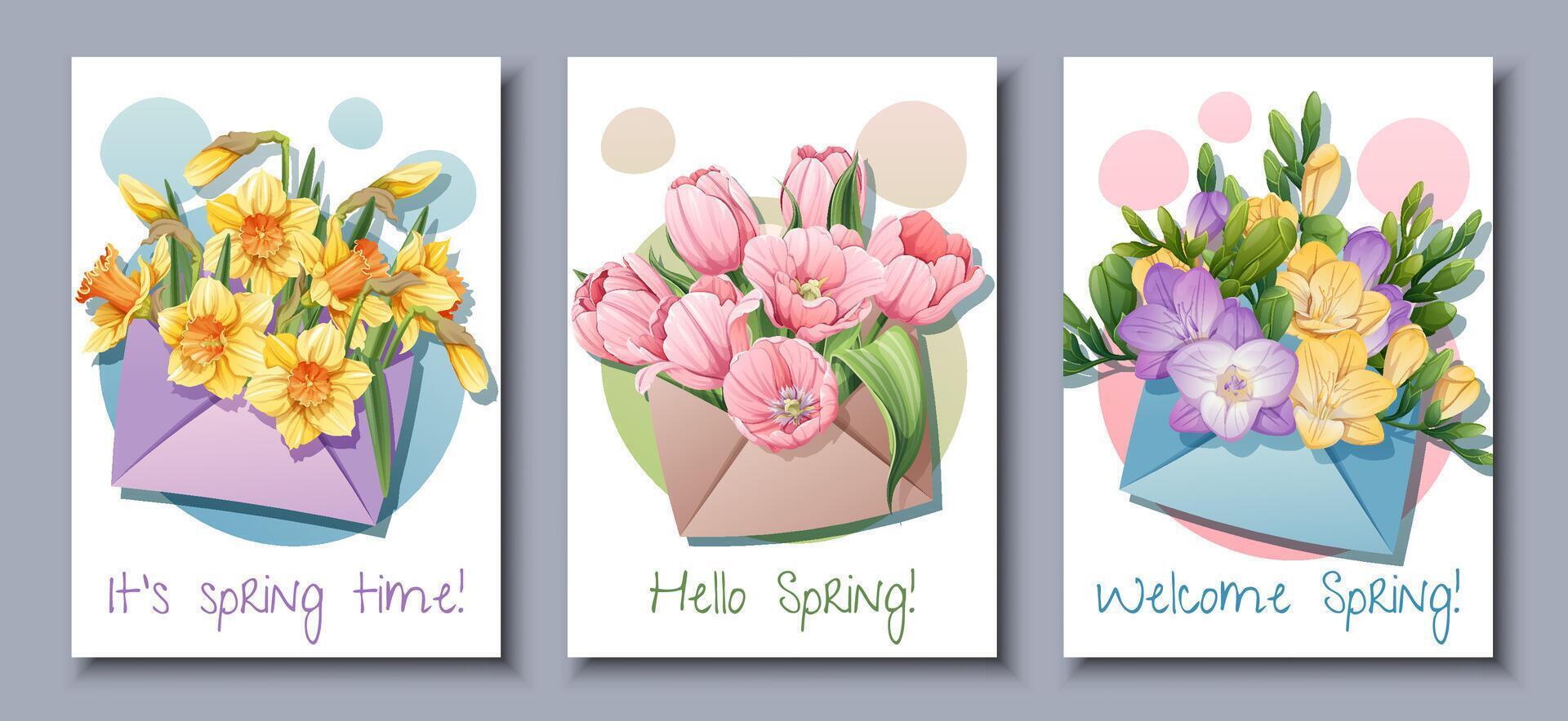 Freesia Floral | Greeting Card Freesia Floral | Greeting Card