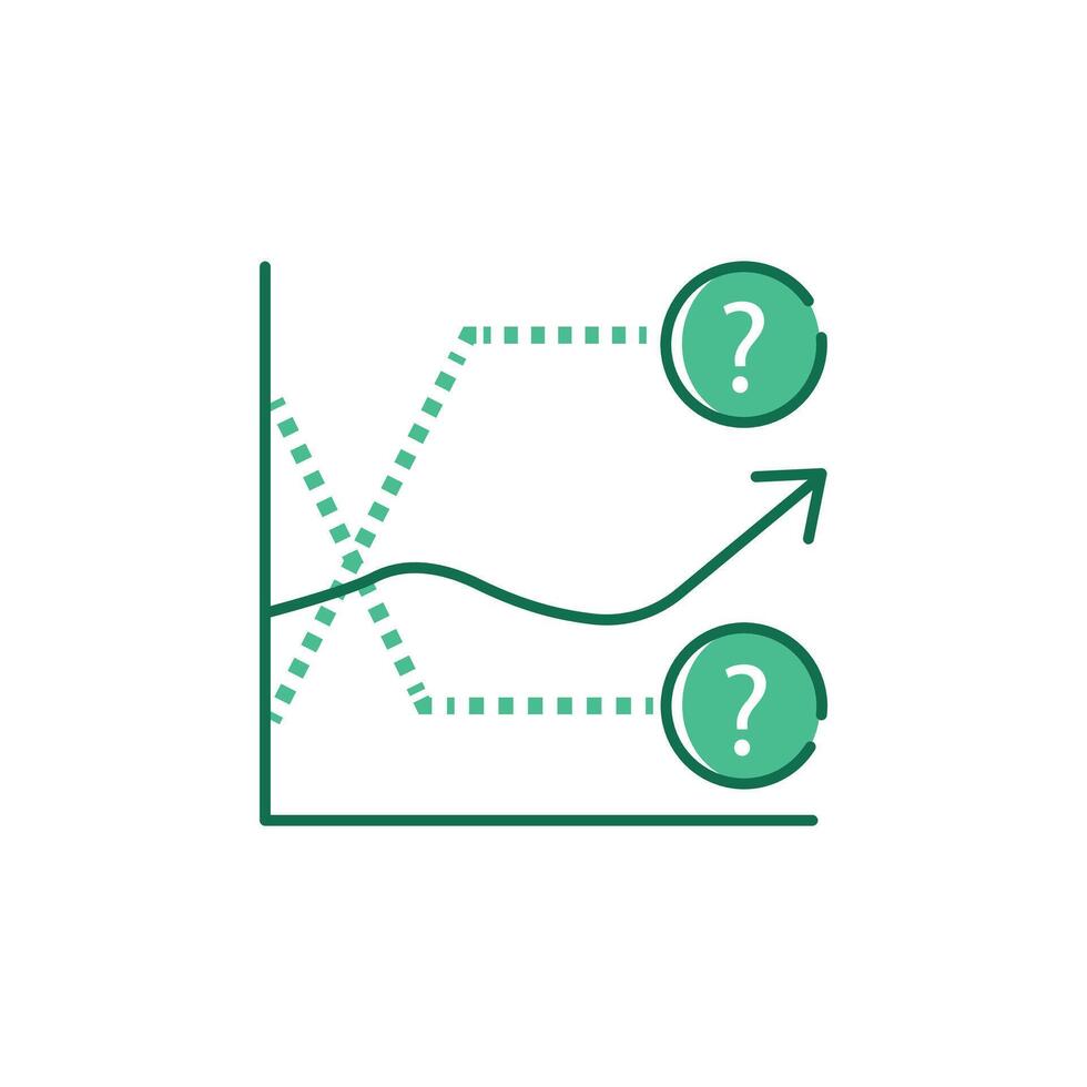 Forecasting Accuracy Illustration Icon Design vector