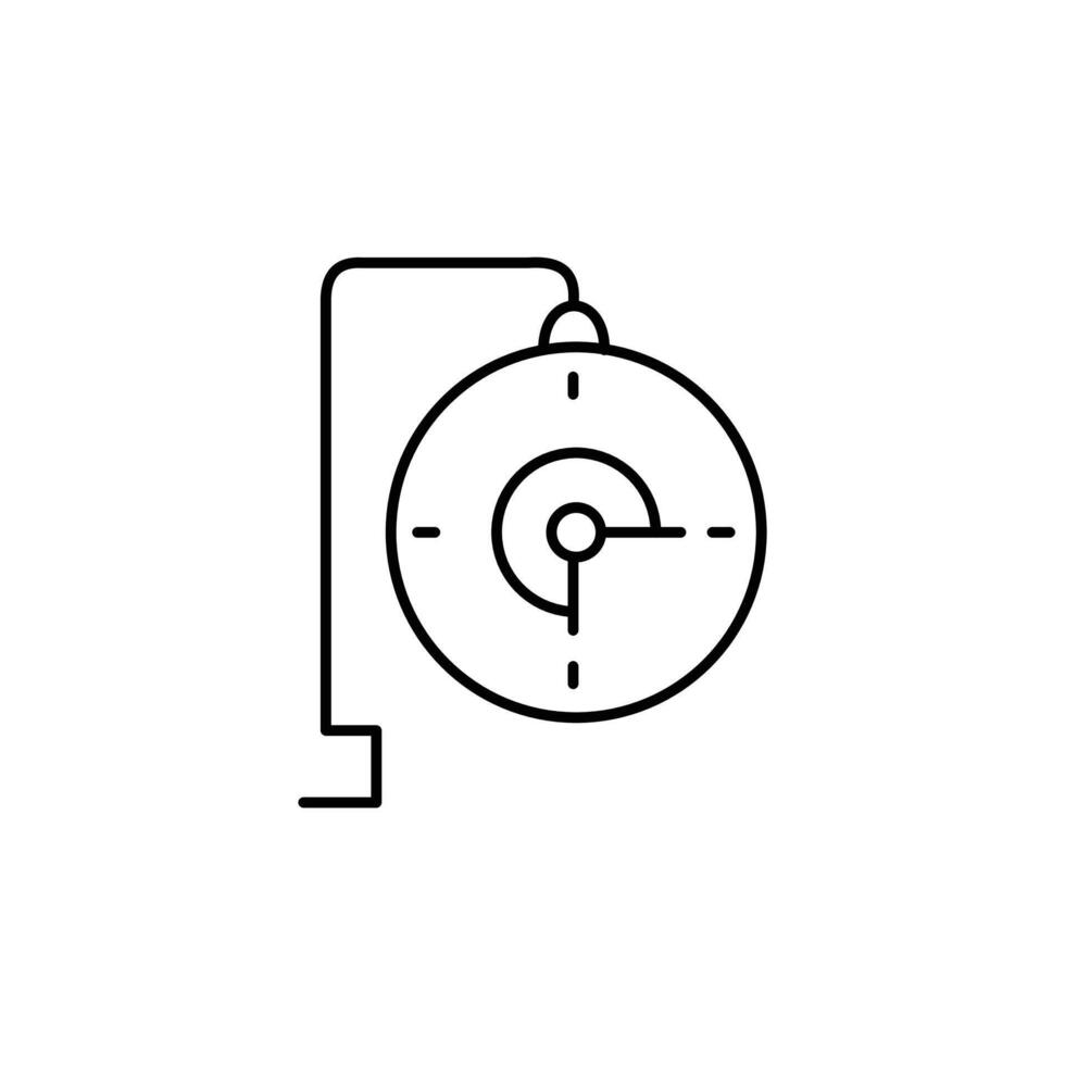 Real time Adjustment Illustration Icon Design vector