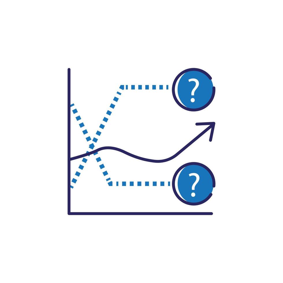 Forecasting Accuracy Illustration Icon Design vector